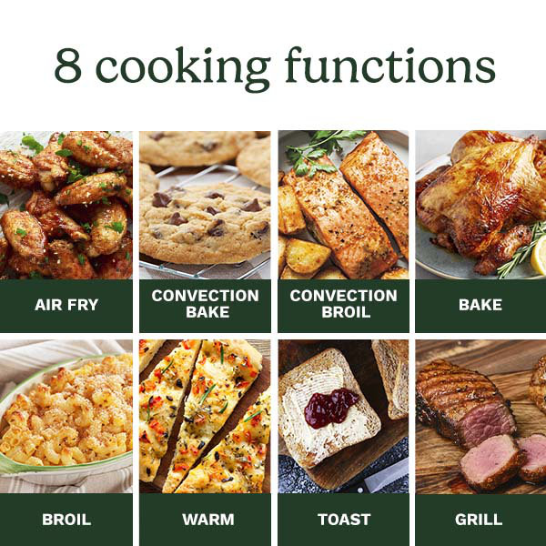 Cuisinart Air Fryer + Convection Toaster Oven, 8-in-1 Oven with Bake, Grill, Broil & Warm Options